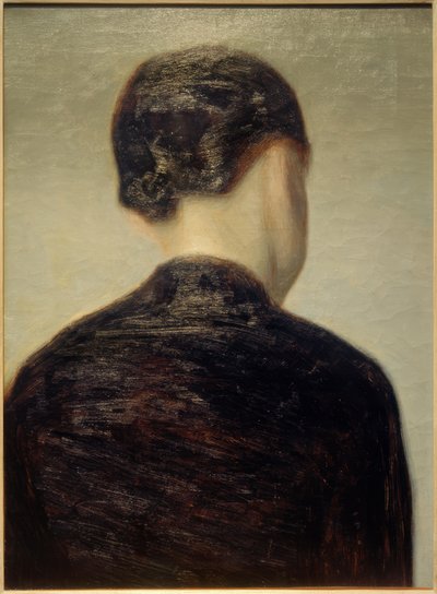 Anna Hammershøi by Vilhelm Hammershoi